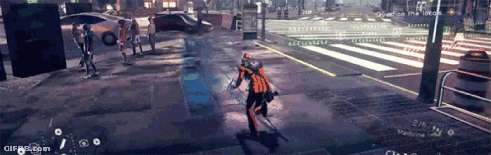 Astral Chain Running Game Character GIF