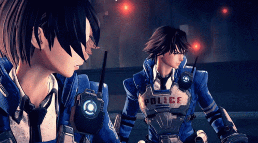 Astral Chain Twin Police Protagonist GIF