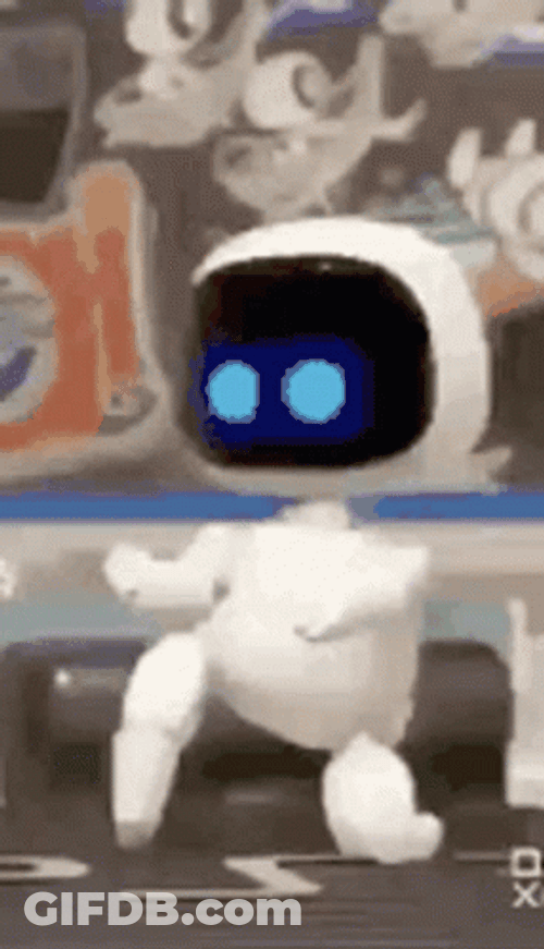 Astro Playroom Robot Dance GIF