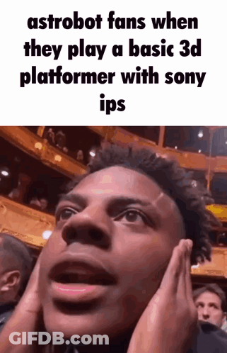 Astrobot Fans When They Play A Basic 3D Platform With Sony Ips GIF
