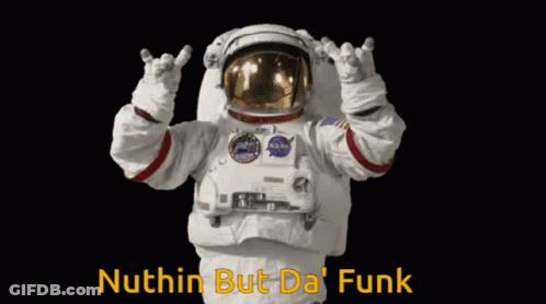 Astronaut On Moon Let's Take A Blast To The Moon Baby GIF