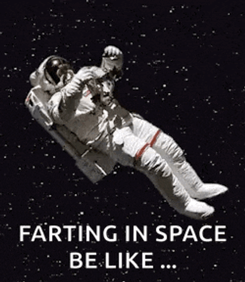 Astronaut Spinning GIF