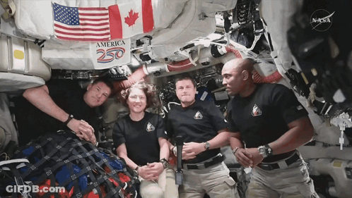 Astronaut Walking On Moon GIF
