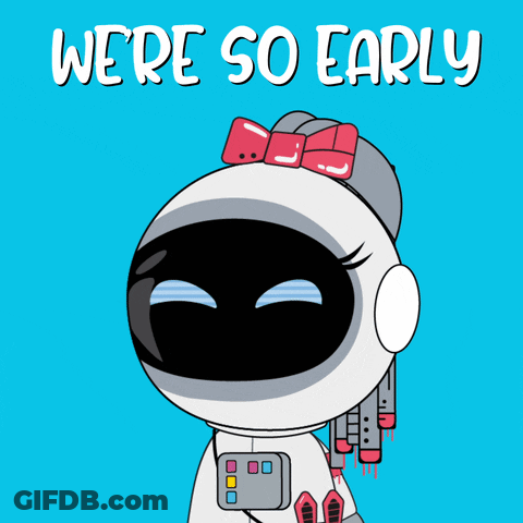 Astronaut We're So Early GIF