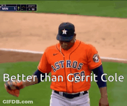 Astros Baseball Player On Field GIF