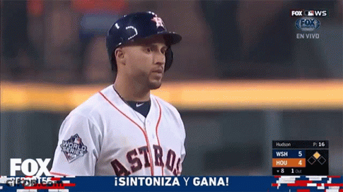 Astros Baseball Player Standing GIF