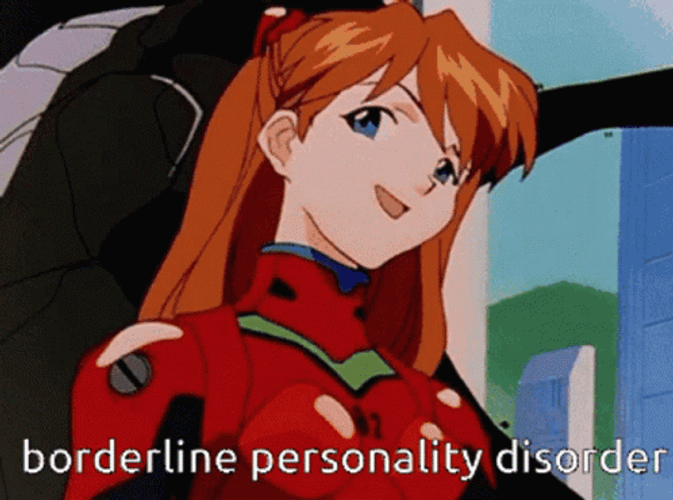 Asuka Evangelion Borderline Personality Disorder GIF