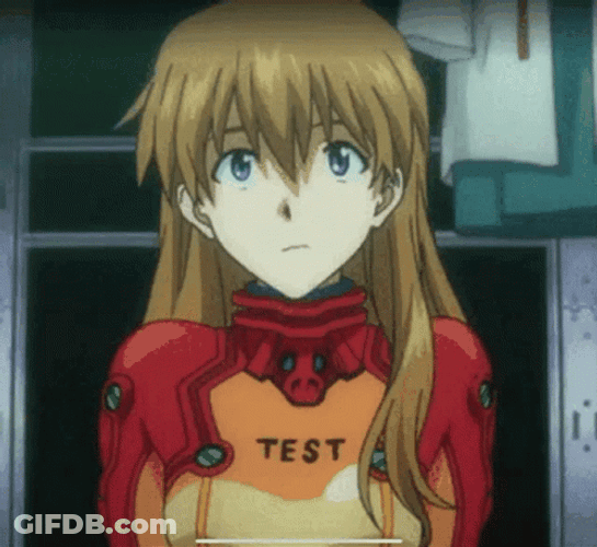 Asuka Evangelion Closer To The Camera GIF