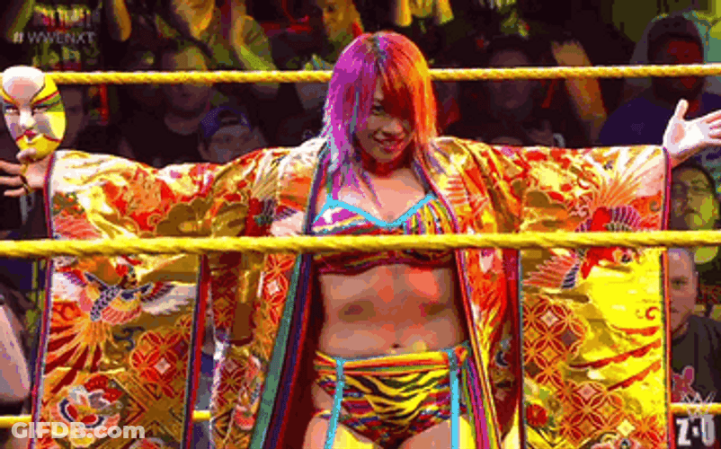 Asuka Wrestler Come At Me GIF