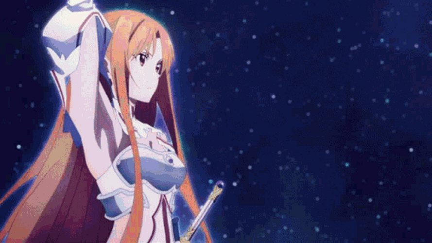 Asuna's Powers Destroy The Enemy GIF