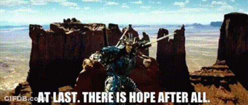 At Last There Is Hope After All Is Written On A Picture GIF