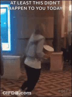 At Least This Didn't Happen To You Today Frisbee GIF