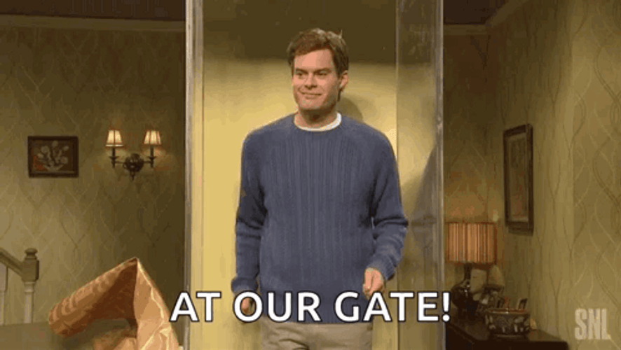 At Our Gate Bill Hader Dance GIF