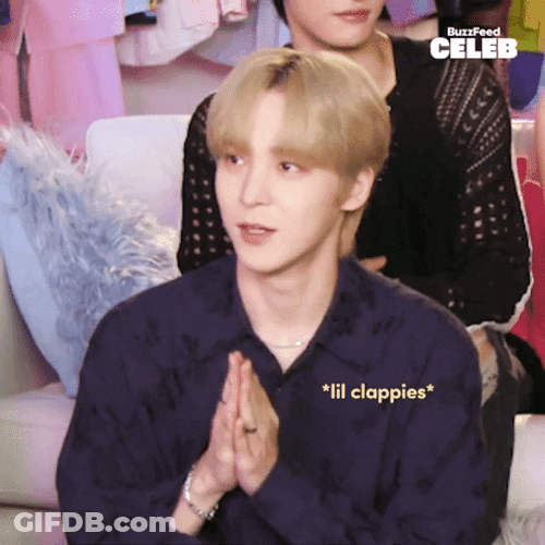 Ateez Jeong Yunho Clapping His Hand GIF