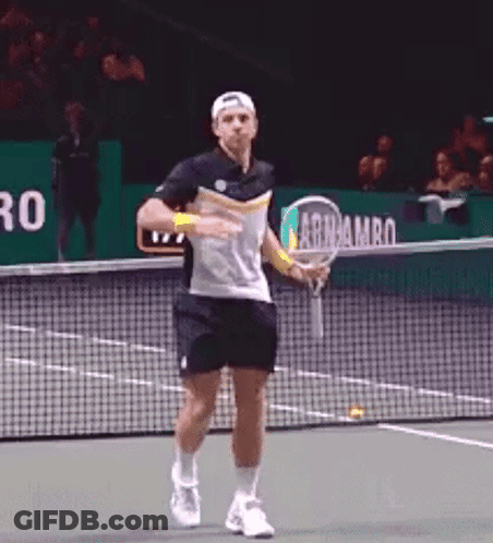 Athletes Running On Track With Numbers 1-9 GIF