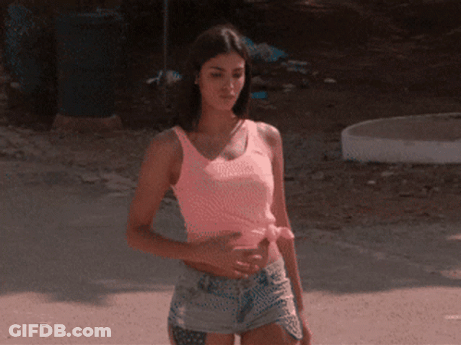 Athletic Girl Puking GIF