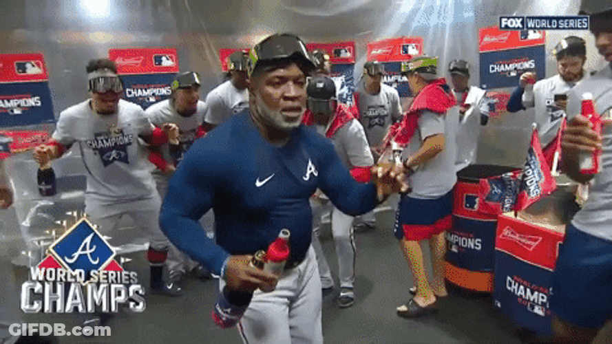 Atlanta Braves Champions Dancing GIF