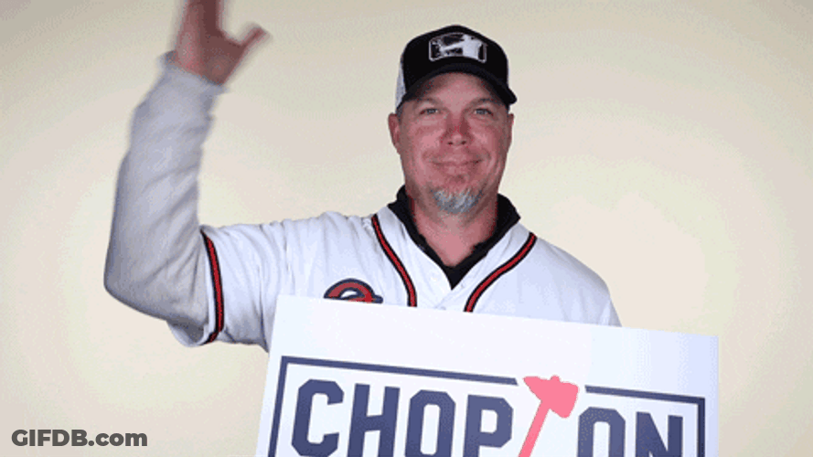 Atlanta Braves Doing Braves Chop GIF