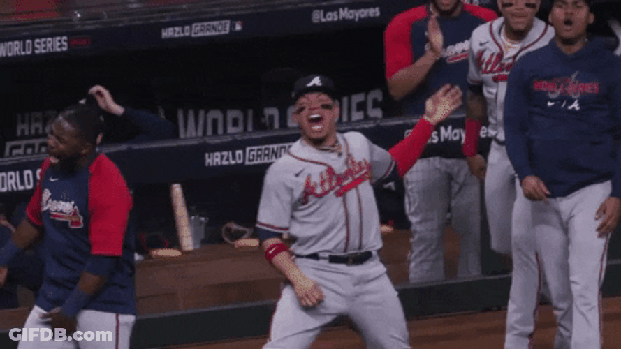 Atlanta Braves Excited Lets Go GIF