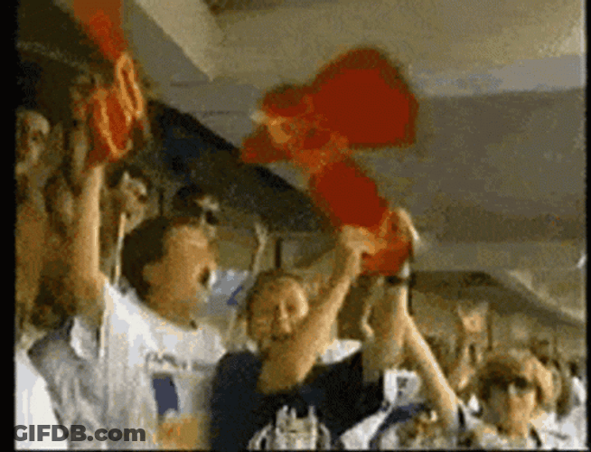 Atlanta Braves Fans Tomahawk Chop GIF