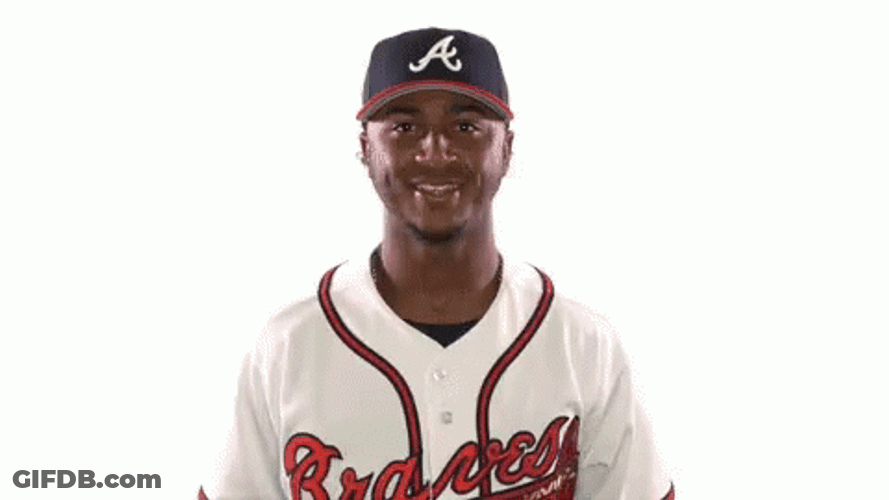 Atlanta Braves Ozzie Albies Happy GIF