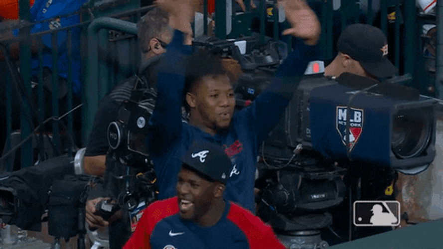 Atlanta Braves Ronald Acuña Jr. Smiling GIF
