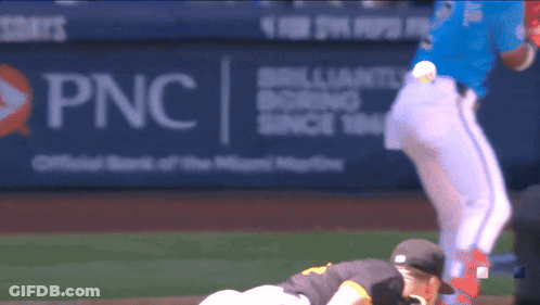 Atlanta Braves Vs Miami Marlins Baseball Game GIF