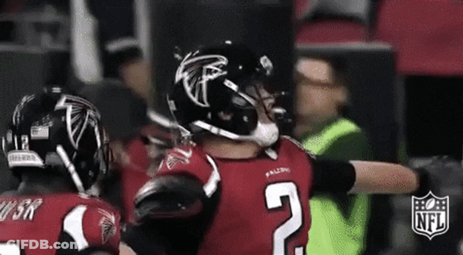 Atlanta Falcons Matt Ryan Getting Excited Game GIF