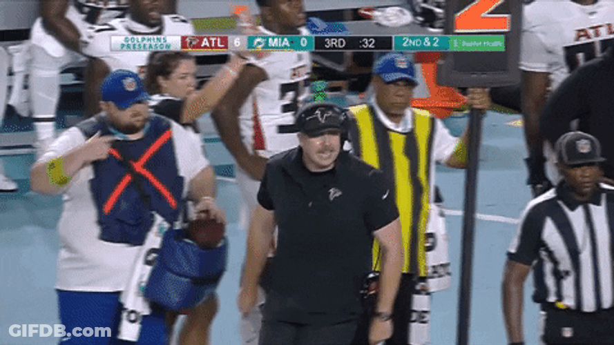 Atlanta Flacons Coach Dan Quinn Cheering Players Up GIF