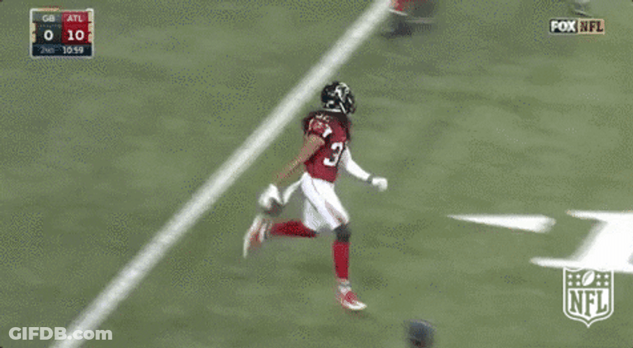 Atlanta Flacons Kirk Cousins Running For Touchdown GIF