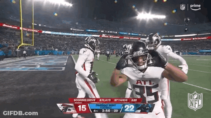Atlanta Flacons Showing Heart Sign To Camera GIF