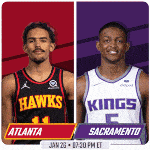 Atlanta Hawks Vs. Sacramento Kings Pre Game GIF