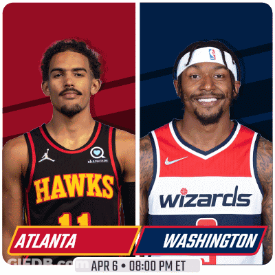 Atlanta Hawks Vs Washington Wizards April 6 GIF