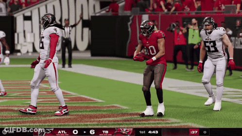 Atlanta Vs Tampa Bay Buccaneers Football Game GIF