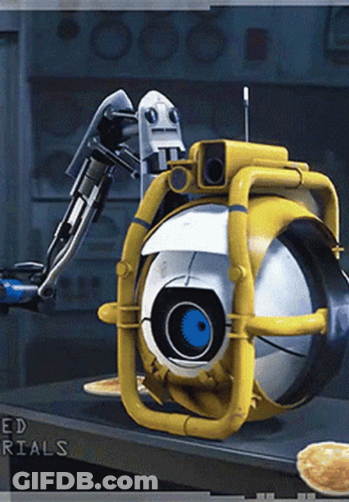 Atlas Robot Hitting Self Portal 2 Online Game GIF