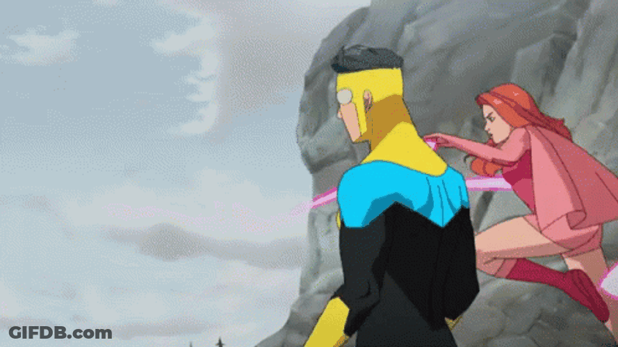 Atom Invincible Characters Attack GIF