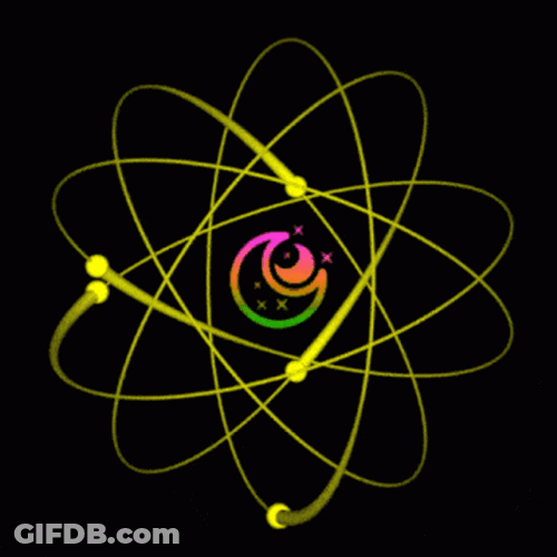 Atom Moon Pattern Circulation GIF