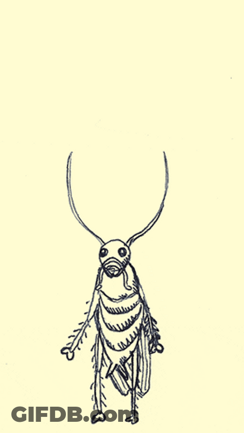 Atomic Bomb Cockroach Burning GIF