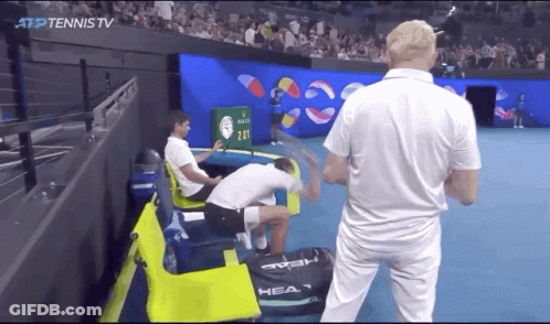 Atp Tennis Tv Is Showing A Tennis Game GIF