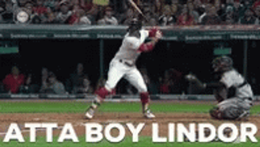 Atta Boy Lindor GIF