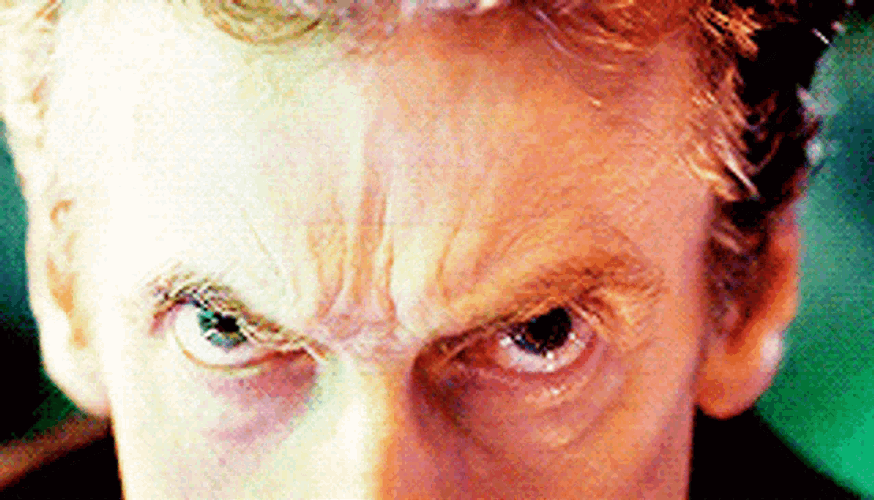 Attack Eyebrows Serious GIF