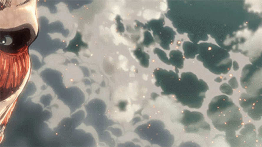 Attack On Titan Colossal Titan Close Up GIF