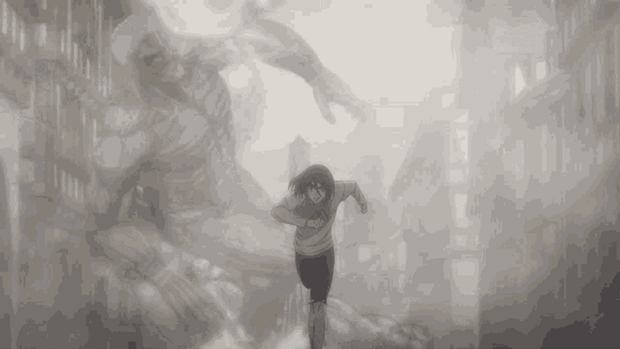 Attack On Titan Eren Running GIF