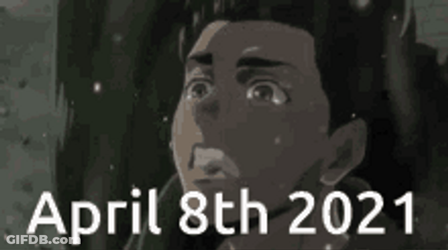 Attack On Titan Eren Yeager April 8Th 2021 GIF