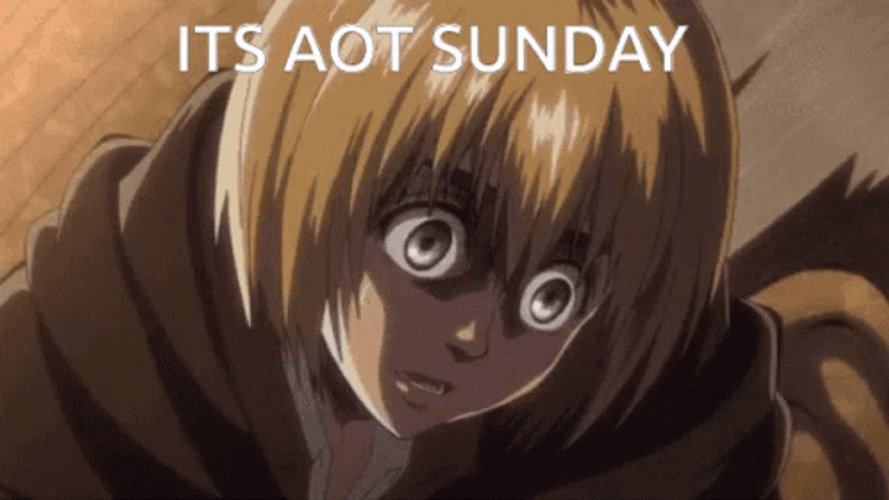 Attack On Titan It's AOT Sunday GIF