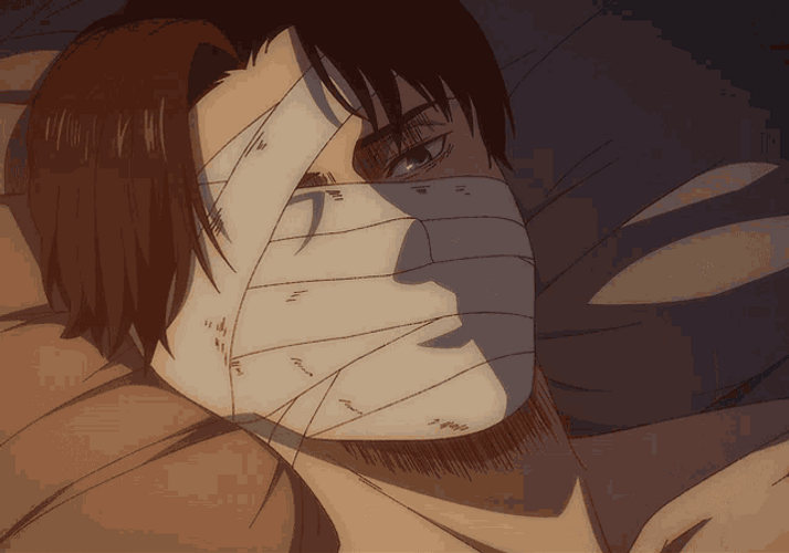 Attack On Titan Levi Injured GIF