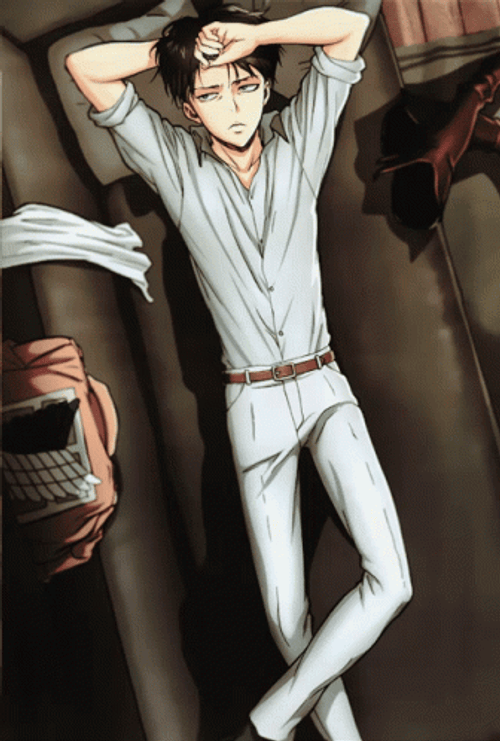 Attack On Titan Levi Resting GIF
