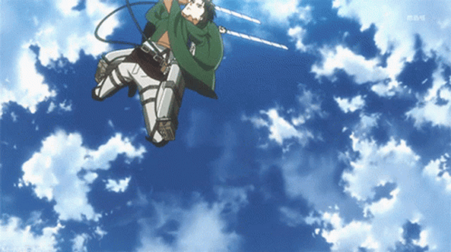 Attack On Titan Levi Slash GIF