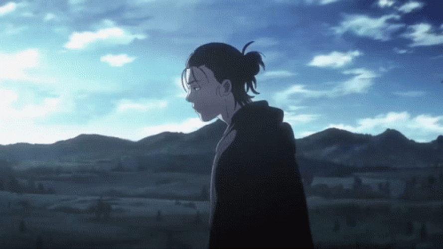 Attack On Titan Pondering Eren GIF