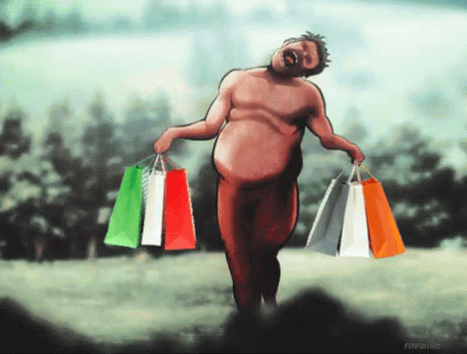 Attack On Titan Shopping GIF